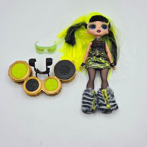 LOL Surprise OMG Remix Rock Bhad Gurl Fashion Doll With Drum Set - Picture 5 of 7